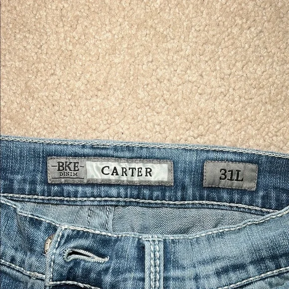 Men's BKE Carter Blue Jeans (31L) - Picture 7 of 9